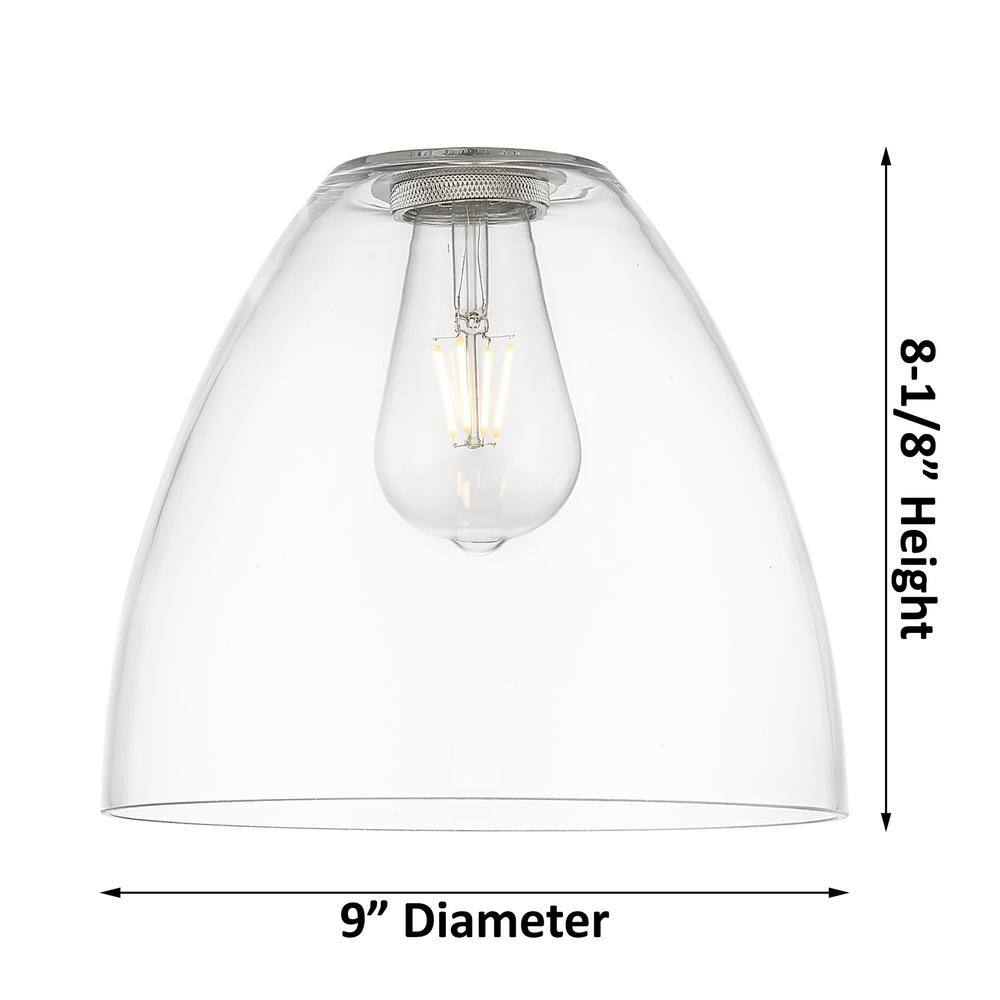 Bristol 9" Polished Chrome Mini Pendant Light