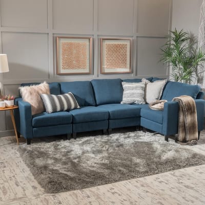 Blue Sectional Sofas Living Room Furniture The Home Depot Blue Sectional Sofas Living Room, Blue Sectional Sofas