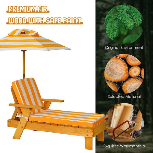 childrens wooden sun lounger