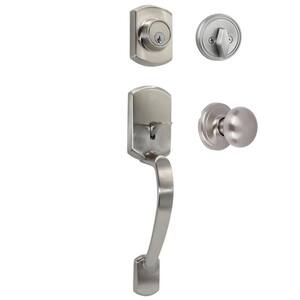 Kwikset Hawthorne Venetian Bronze Single Cylinder Door Handleset