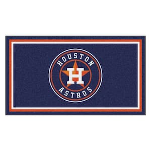 MLB - Houston Astros 3 ft. x 5 ft. Ultra Plush Area Rug