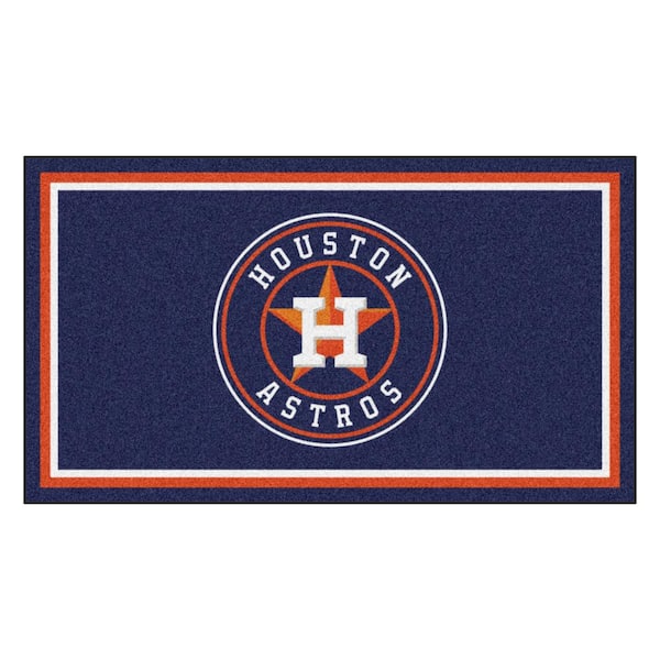 FANMATS MLB - Houston Astros 3 ft. x 5 ft. Ultra Plush Area Rug 19805 - The  Home Depot