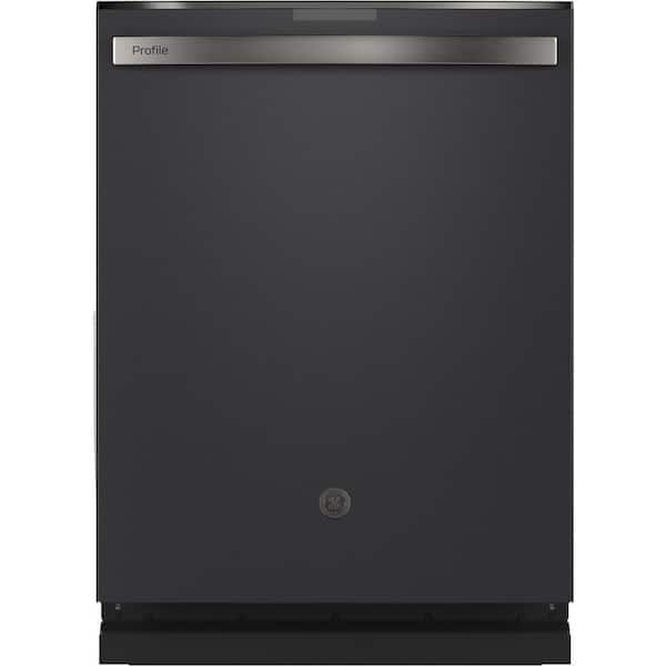 GE Profile 24 in. Black Slate Top Control BuiltIn Tall Tub Dishwasher