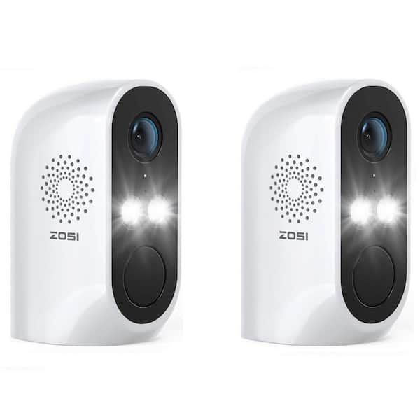 ZOSI Wireless 1080p Full HD Surveillance Home Security Camera for Indoor Outdoor with PIR Night Vision, 2-Way Audio