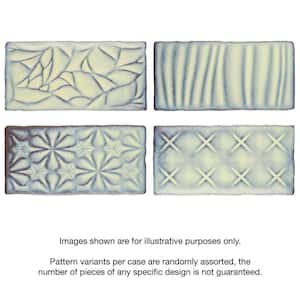 Antic Sensations Pergamon 3 in. x 6 in. Ceramic Wall Take Home Tile Sample