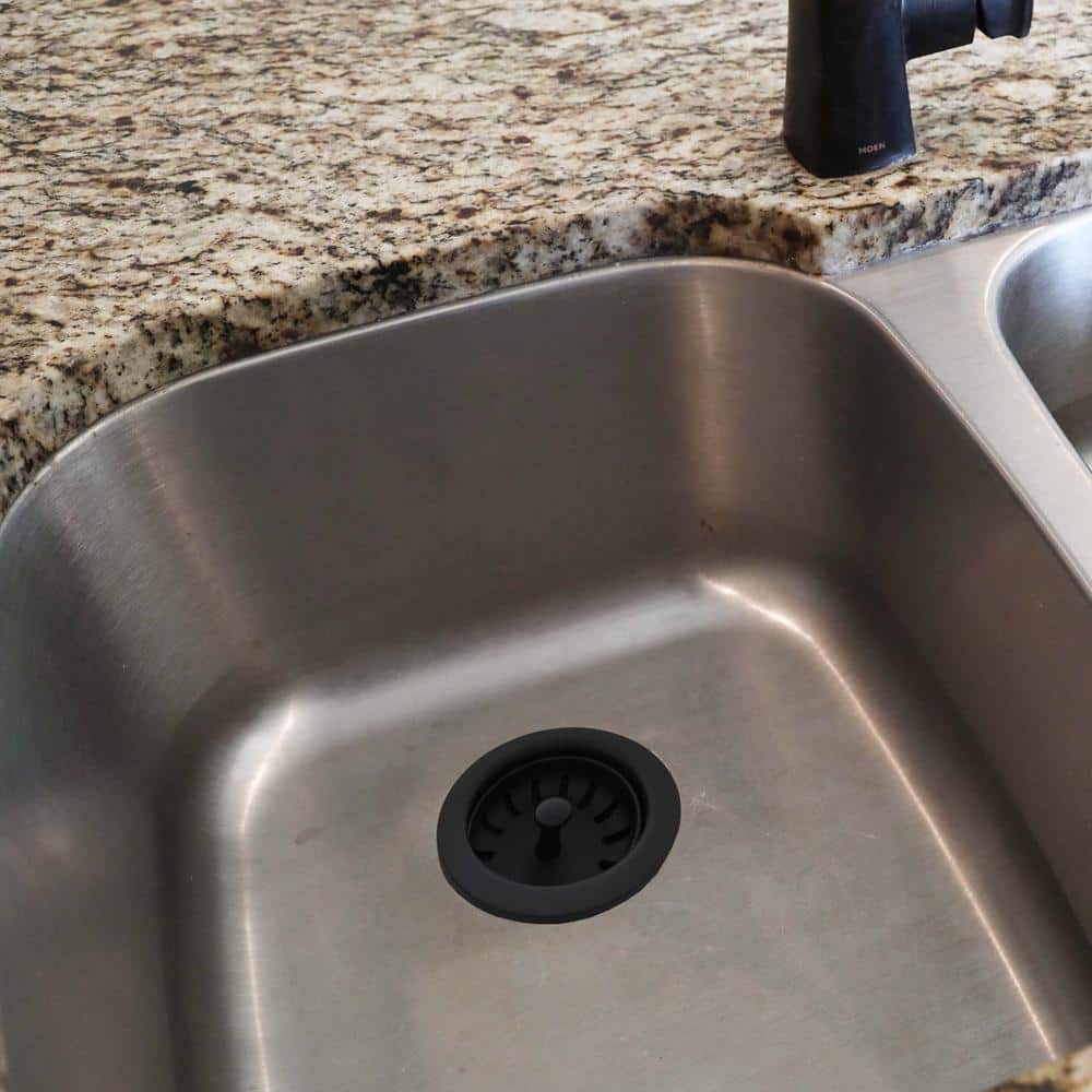 Matte Black Stainless Steel Basket Sink Strainer Assembly