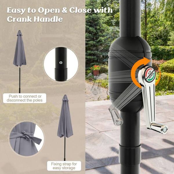 fix tilt mechanism patio umbrella SONGBATE Accessories, Outdoor Umbrella Replacement Parts, Push-Button Adjustment for Garden Umbrellas, Silver (1.5inch) : Patio, Lawn & Garden Patio Umbrella Replacement Parts Garden