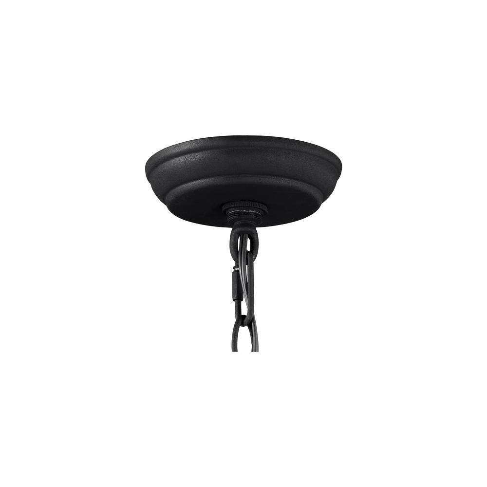 Black Bevel Bend Glass 3-Light Outdoor Flush Mount