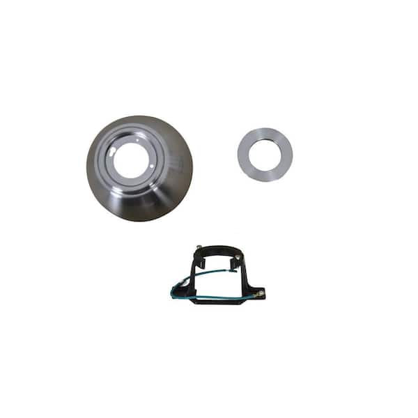 Air Cool Carrington 60 in. Brushed Nickel Ceiling Fan Replacement Dual Mounting Bracket and Canopy Set