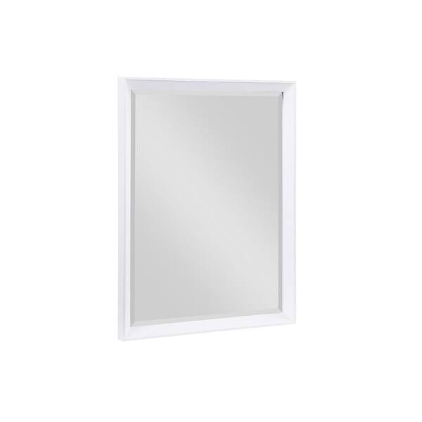Dorel Living Jalila 30 In W X 38 H Framed Rectangular Beveled Edge Bathroom Vanity Mirror White De29983 The Home Depot - How To Frame An Unframed Mirror Dorel Living Jalila 30 In W X 38 H Framed Rectangular Beveled Edge Bathroom Vanity Mirror White De29983 The Home Depot - How To Frame An Unframed Mirror