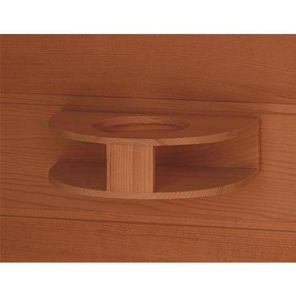 Westlake 3-Person Hardwood and Cultured Stone Infrared Sauna