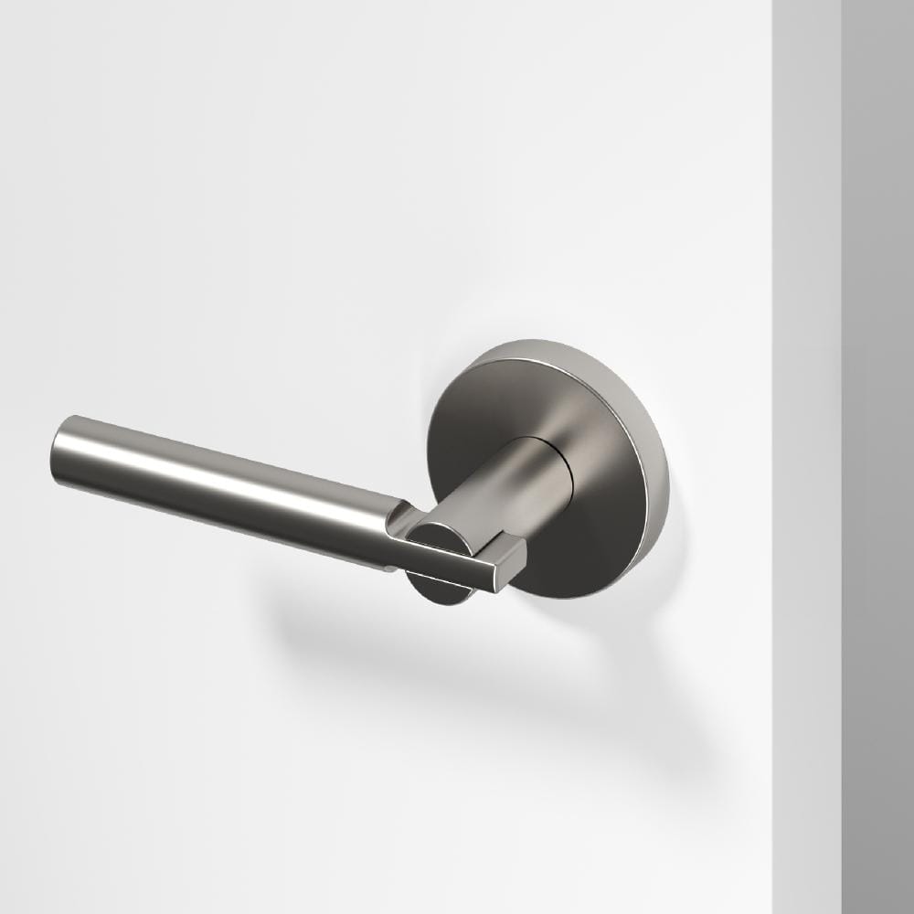 Terra Metal Brushed Nickel Dummy Door Handle with Round Rosette price history on PriceWatchPro