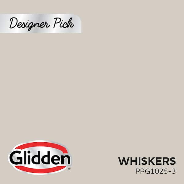 Glidden Diamond 1 gal. PPG1025-3 Whiskers Eggshell Interior Paint with Primer