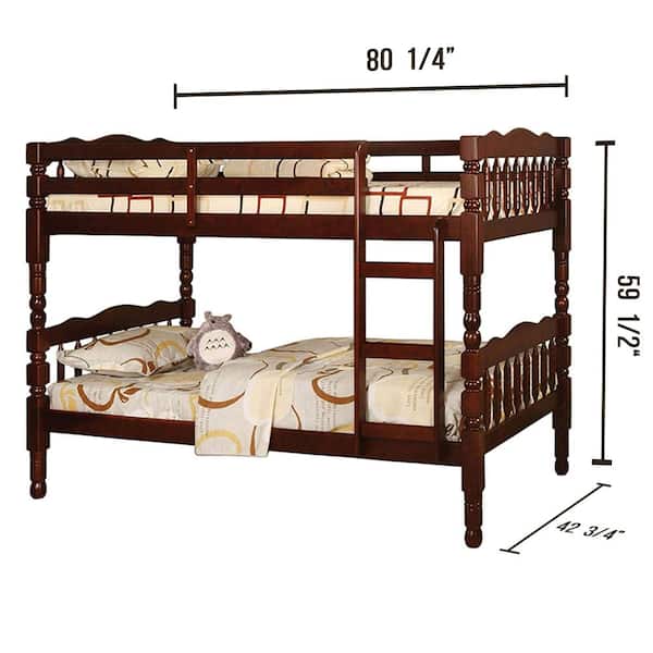 Bunk Bed Cm Bk606ch, Catalina Twin Over Twin Bunk Bed