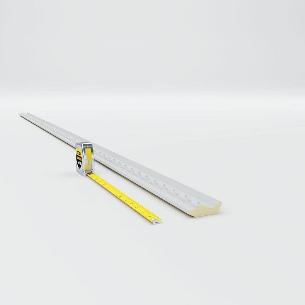 Valeriano White Polyurethane Crown Moulding 94.5"