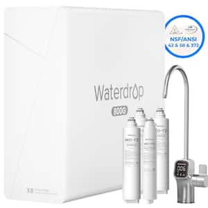 X8-Basic Undersink Reverse Osmosis System, 800 GPD Tankless, 9-Stage, Extra 3 WD-F2 and 1 WD-F1G Filters 2-Year Supply