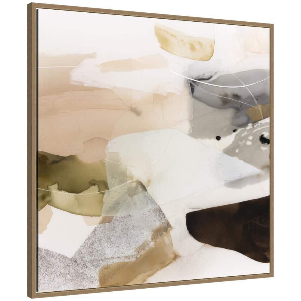 "Sylvie ""Golden Terrain"" by Amy Lighthall Abstract Framed Art Print 30 in. x 30 in." price history on PriceWatchPro
