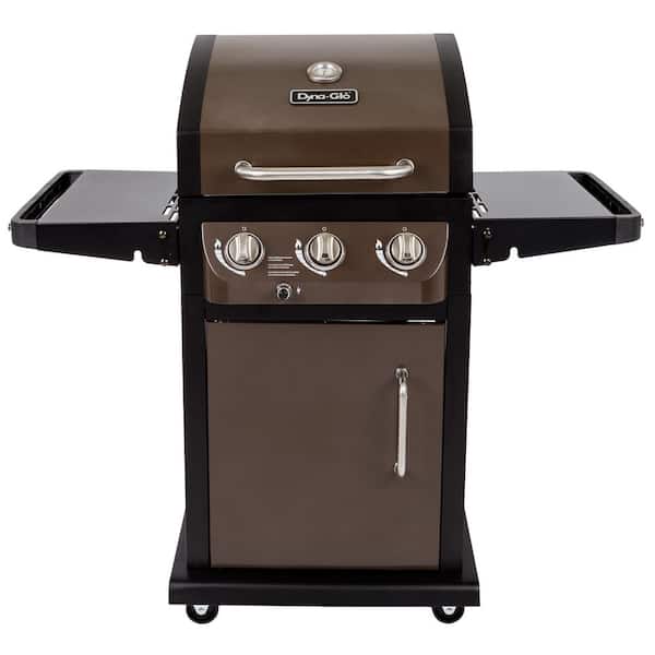 Dyna-Glo Smart Space Living 3-Burner Propane Gas Grill in Bronze