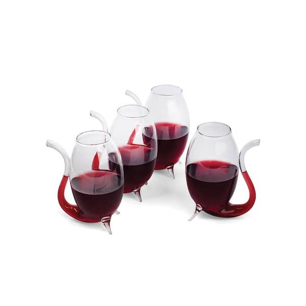 Fox Run 2.75 fl.oz Hand Blown Glass Port Sippers Wine Glasses, Set of 4  48747 - The Home Depot