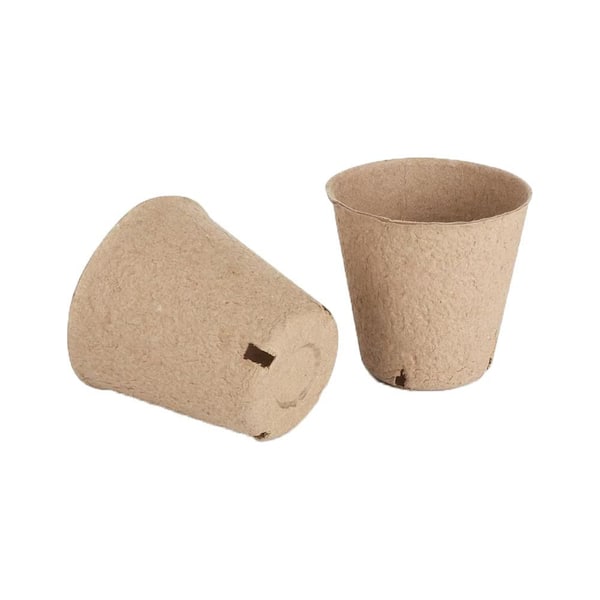 3.15. 50 gal. Plant Fiber Dia Organic Peat Pots Nursery Pot 130 Piece