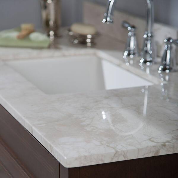 Home Decorators Collection Brinkhill 49 In W X 39 H 22 D Bathroom Vanity Cognac With Stone Effect Top Dune Bwsd48comdn Cg The Depot Home Decorators Collection Brinkhill 49, Home Depot Bathroom Vanities Countertops