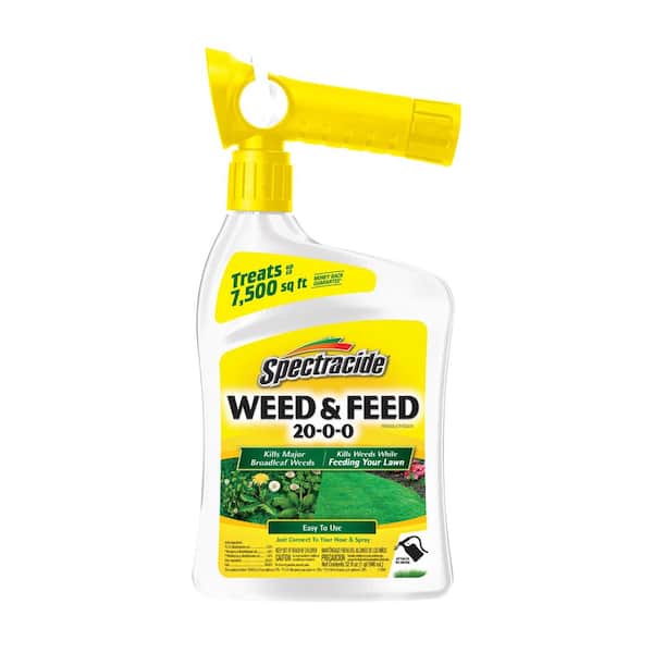 32 oz. 7,500 sq. ft. Ready-to-Spray Weed and Feed Liquid Lawn Fertilizer