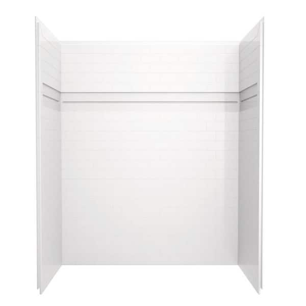 Delta - UPstile 32 in. x 60 in. x 74 in. Shower Kit in White