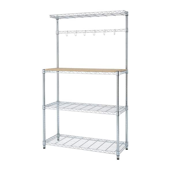 Enos steel 2025 chrome baker's rack