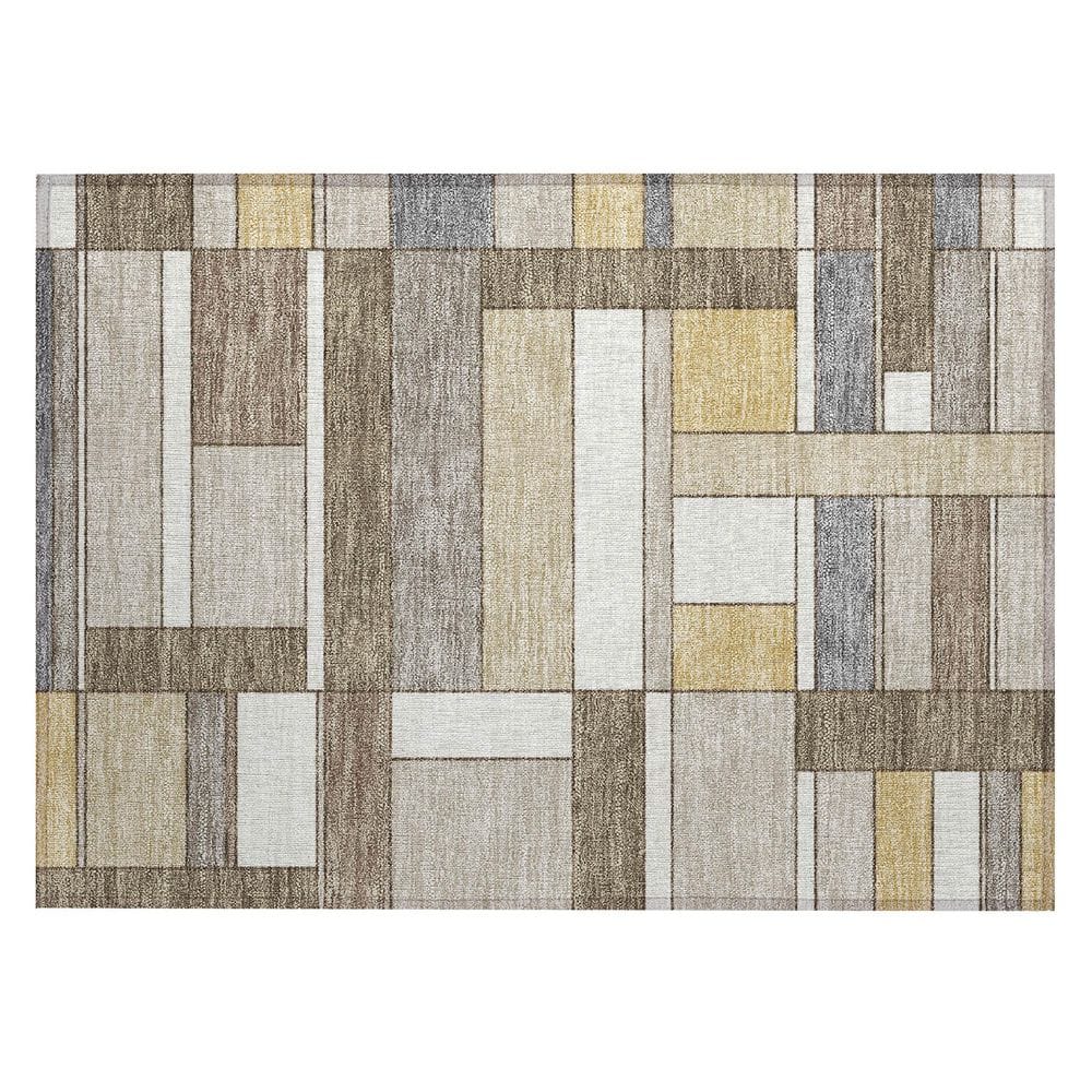 Chantille Machine Washable Indoor/Outdoor Abstract ACN2834 Beige 3 ft. x 4 ft. Area Rug price history on PriceWatchPro