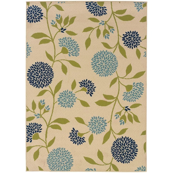 Home Decorators Collection Aster Beige 5 ft. x 8 ft. Area Rug