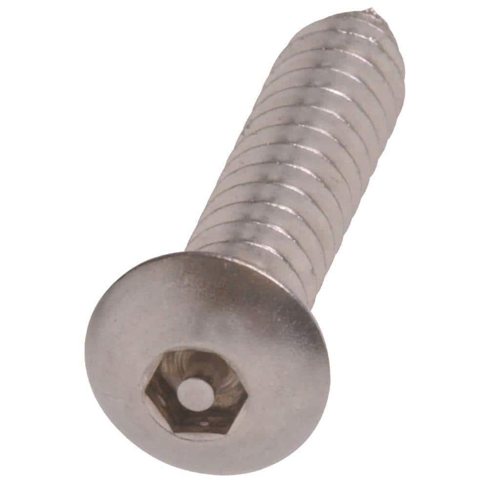 "#6 1-1/2 in. Pin-In-Head Hex Button-Head Sheet Metal Screws (10-Pack)" price history on PriceWatchPro