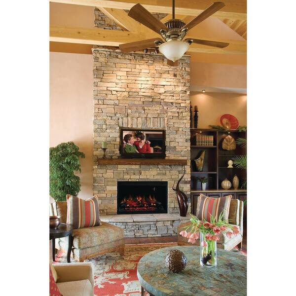 Classic Flame 36 in. Traditional Built-in Electric Fireplace Insert 36EB110- GRT - The Home Depot