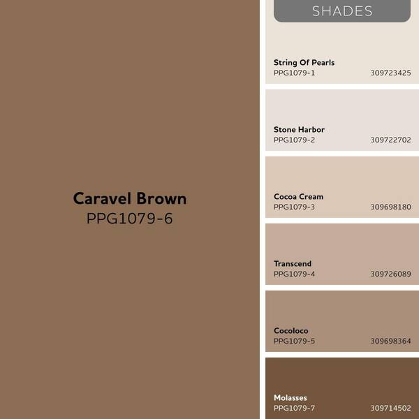 Glidden Premium 1-gal. PPG1079-6 Caravel Brown-6 Flat Exterior
