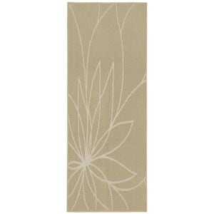 Grand Floral Tan/Ivory 2 ft. x 5 ft. Area Rug