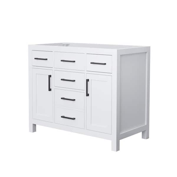 Beckett 41 in. Bath Vanity Cabinet without Top in White