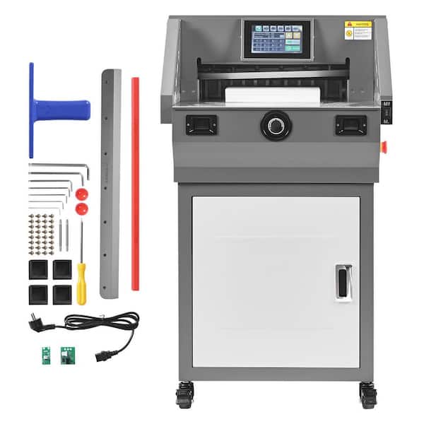 17.99 in. Cutting W and 2.28 in. Thickness Electric Paper Tile Cutter with Steel Blade (Laminate, Plastic and Vinyl)