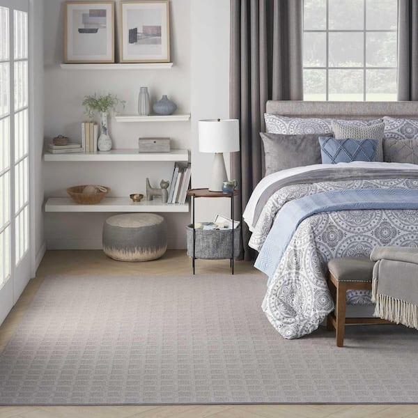 Desert Springs Smoke Custom Rug with Pad