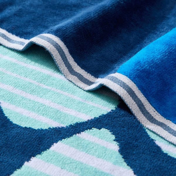 ★ PISCESS★ Vintage Symbol Beach Towel Sky Blue 5008427028 PISCESS Vintage Symbol Beach Towel - Sky Blue