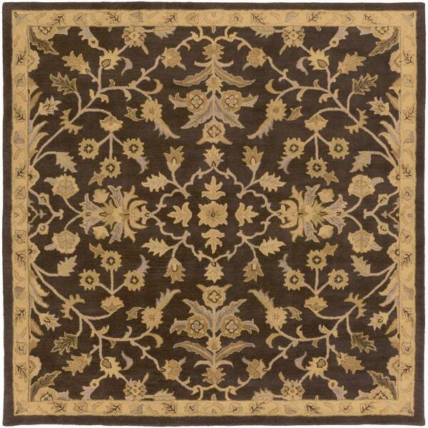 Artistic Weavers Zari Black 10 ft. x 10 ft. Square Indoor Area Rug