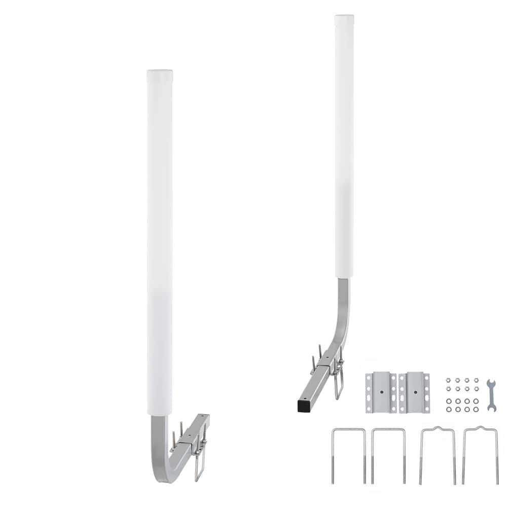Marine Trailer Guide Set, 60 in. Flexibly Adjustable, Dual Rust-Resistant Steel Supports with PVC Covering,Ideal for Ski price history on PriceWatchPro