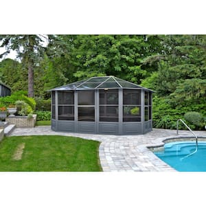 Florence Solarium 12 ft. x 15 ft. in Slate