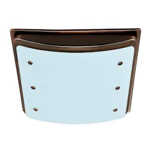Ellipse Decorative 100 CFM Bathroom Ventilation Fan with Light and Night-Light in Imperial Bronze Ellipse Decorative 100 CFM Bathroom Ventilation Fan with Light and Night-Light in Imperial Bronze