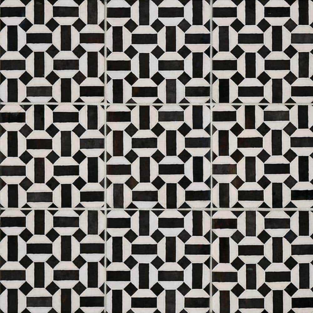 Cloe 5" x 5" Multicolor Glossy Ceramic Wall Tile