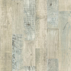 Inhome NHS3836: Kennebunkport Plank Peel & Stick Wallpaper, Brown