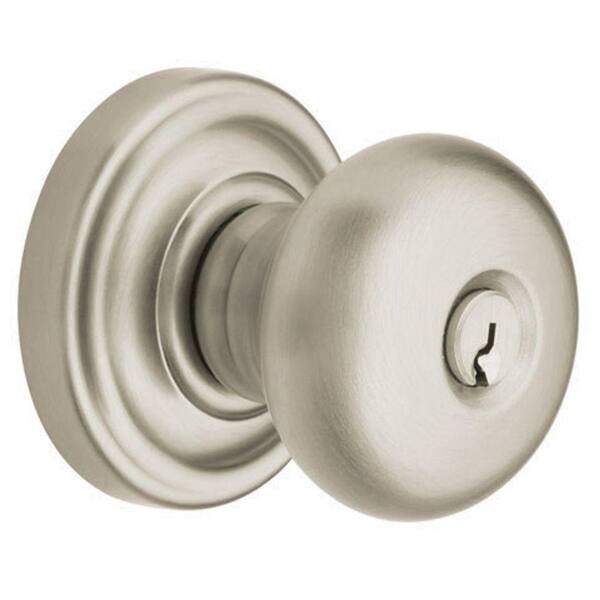 Baldwin Classic Satin Nickel Keyed Entry Door Knob