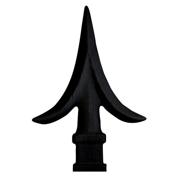 Unique Home Designs Black Spear Point Finials Set of 4-DISCONTINUED