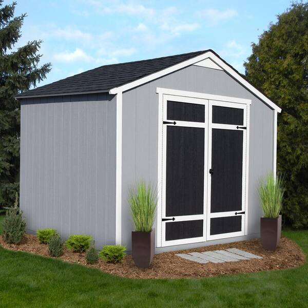 Handy Home Products Monarch 10 Ft X 8 Ft Wood Storage Shed 18380 5 The Home Depot