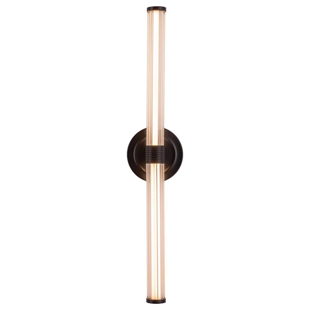 Elsie 24-in. 1 Light 13-Watt Matte Black Integrated LED Vanity Light price history on PriceWatchPro