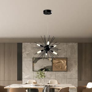 Augusta 28-Watt Integrated LED Black Stutnik Style Chandelier