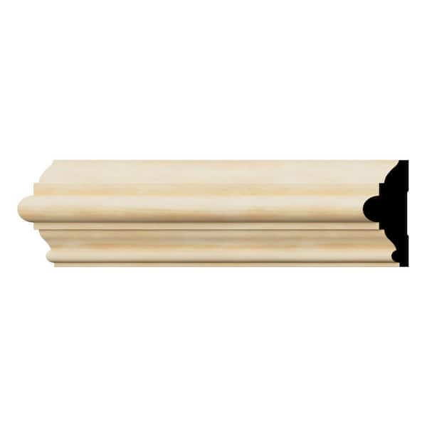 Ekena Millwork WM300 1.06 in. D x 3 in. W x 96 in. L Wood (Pine) Chair Rail Moulding